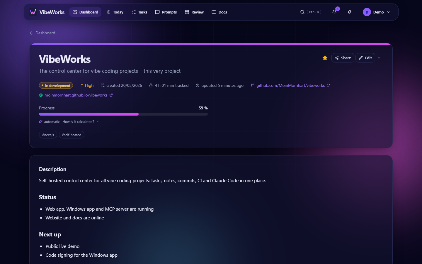 Project page